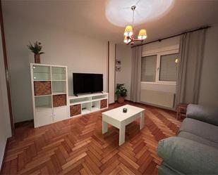 Living room of Flat to rent in Lugo Capital  with Heating, Parquet flooring and Furnished