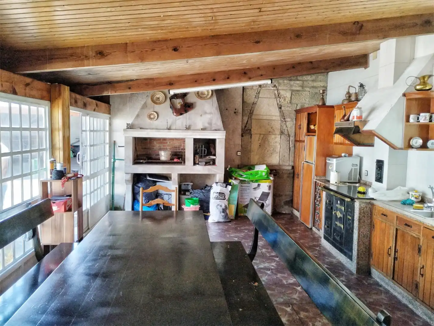 Casa o chalet en venta en Lugar Santalla, 2, O Saviñao Cocina de Casa o chalet en venta en O Saviñao con Calefacción, Jardín privado y Terraza
