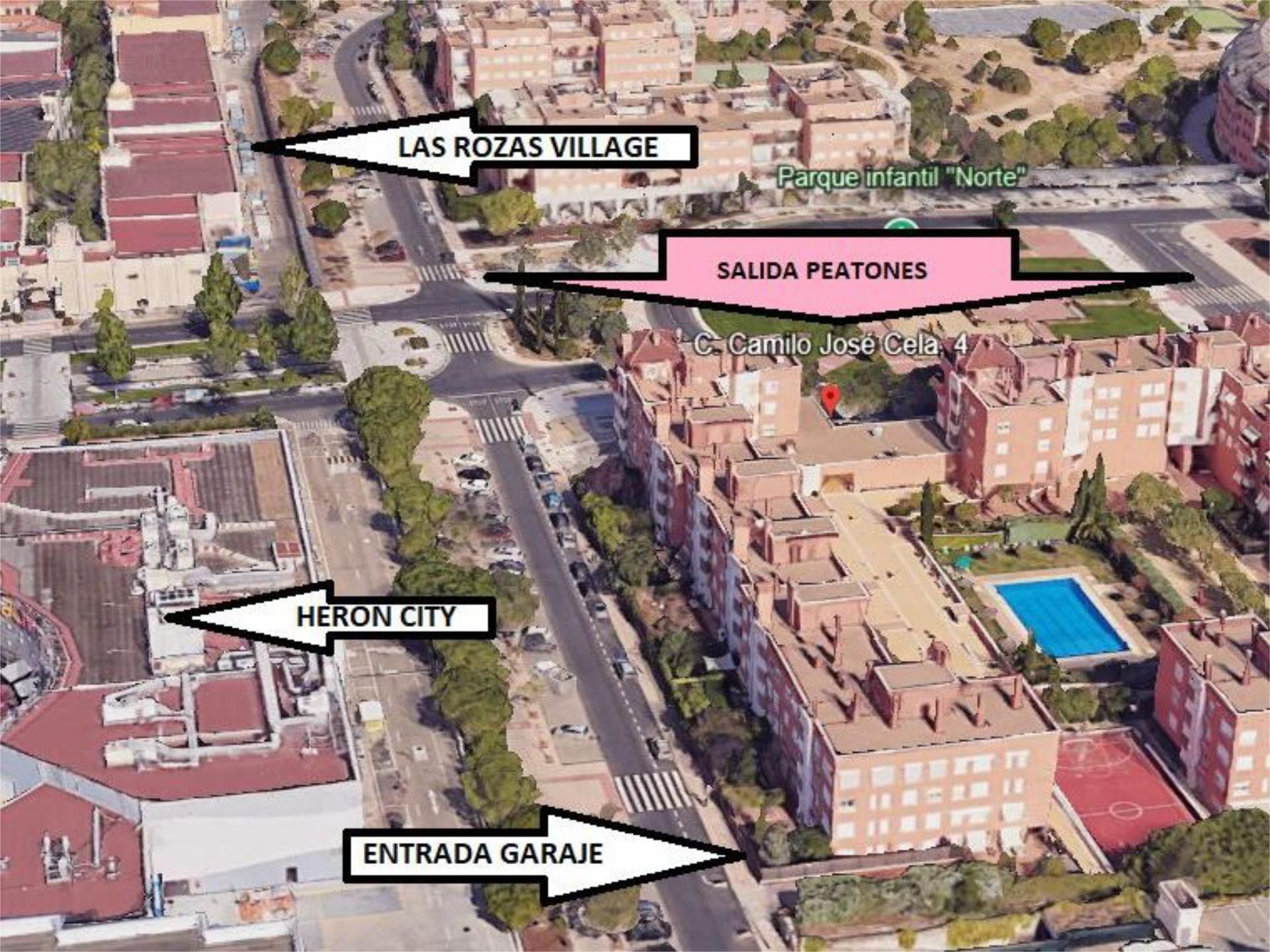Exterior view of Garage to rent in Las Rozas de Madrid