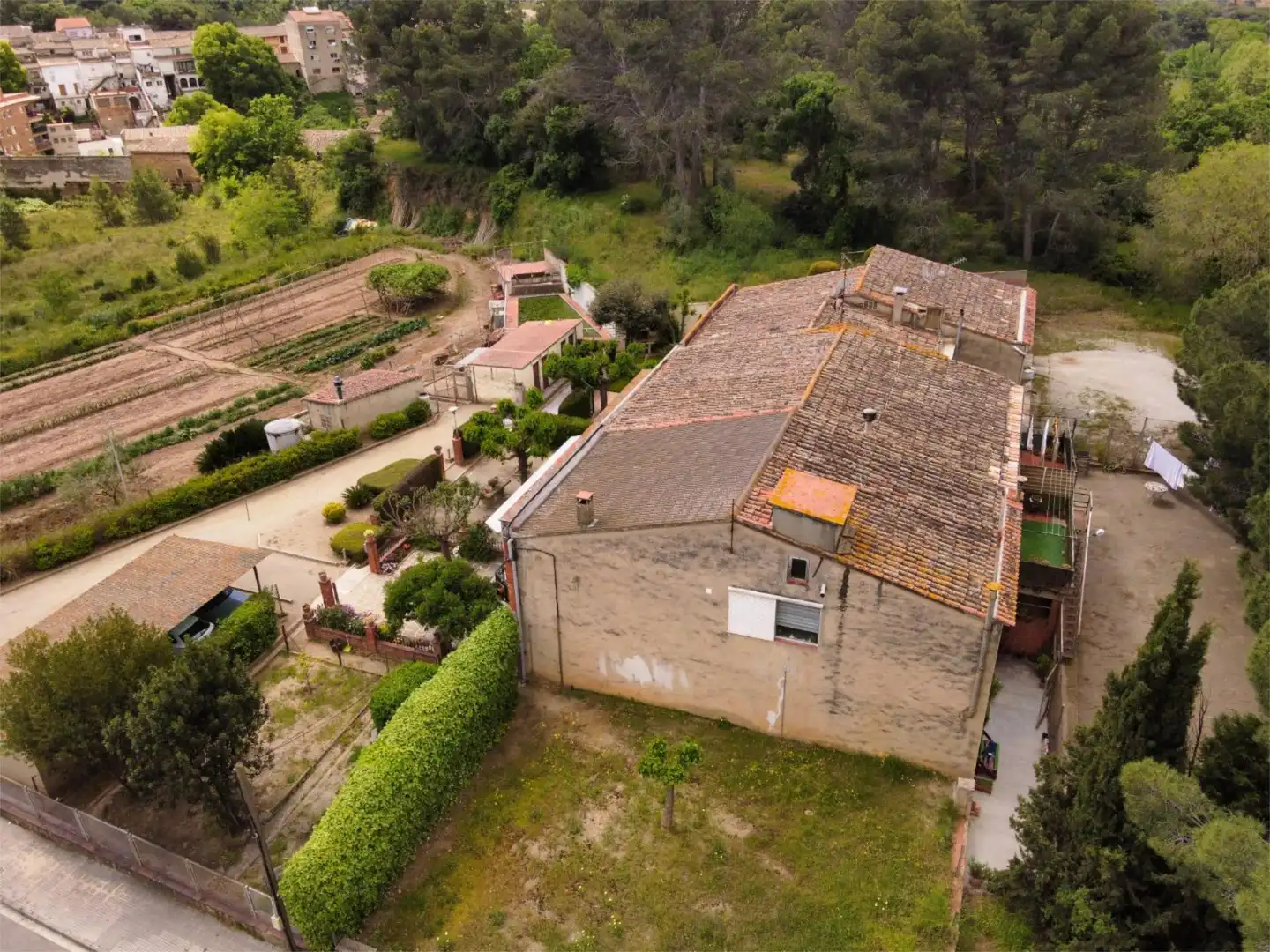 Flat for sale in Carrer Isaac Berroya, 4, Piera Exterior view of Flat for sale in Piera with Air Conditioner, Heating and Private garden