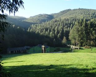 Vista exterior de Casa o xalet de lloguer en Trabada amb Calefacció, Jardí privat i Parquet