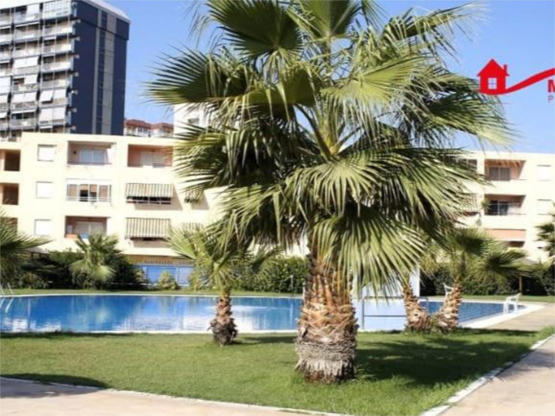 Piscina de Apartament de lloguer en La Pobla de Farnals amb Aire condicionat, Terrassa i Piscina