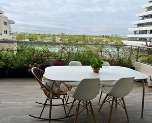 Terrace of Flat for sale in  Madrid Capital  with Air Conditioner, Heating and Private garden