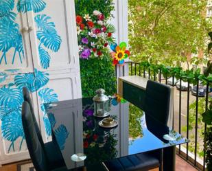 Terrace of Flat to share in  Madrid Capital  with Air Conditioner, Heating and Private garden