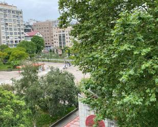 Exterior view of Flat to rent in Pontevedra Capital   with Heating, Parquet flooring and Furnished
