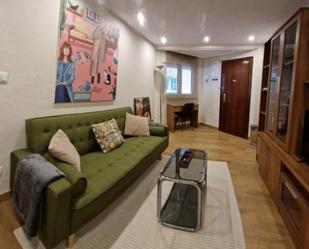 Living room of Flat to rent in Gijón   with Parquet flooring, Furnished and Video intercom