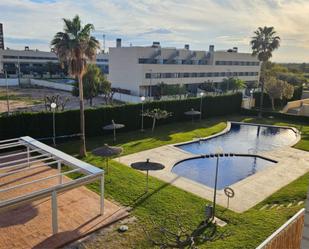 Swimming pool of Flat to rent in La Pobla de Farnals  with Air Conditioner, Heating and Private garden