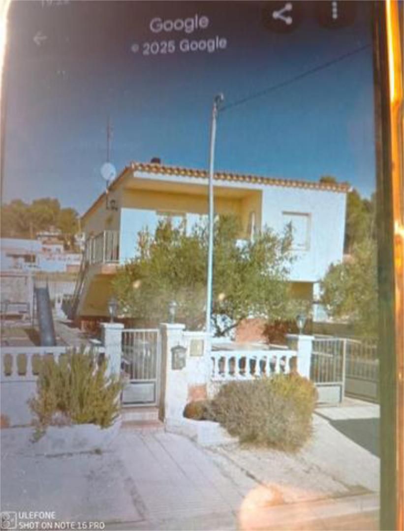 Exterior view of Single-family semi-detached for sale in Pontons  with Private garden and Terrace