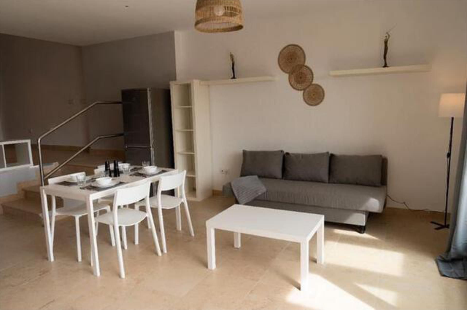 Sala d'estar de Loft de lloguer en Vícar amb Terrassa, Piscina i Moblat