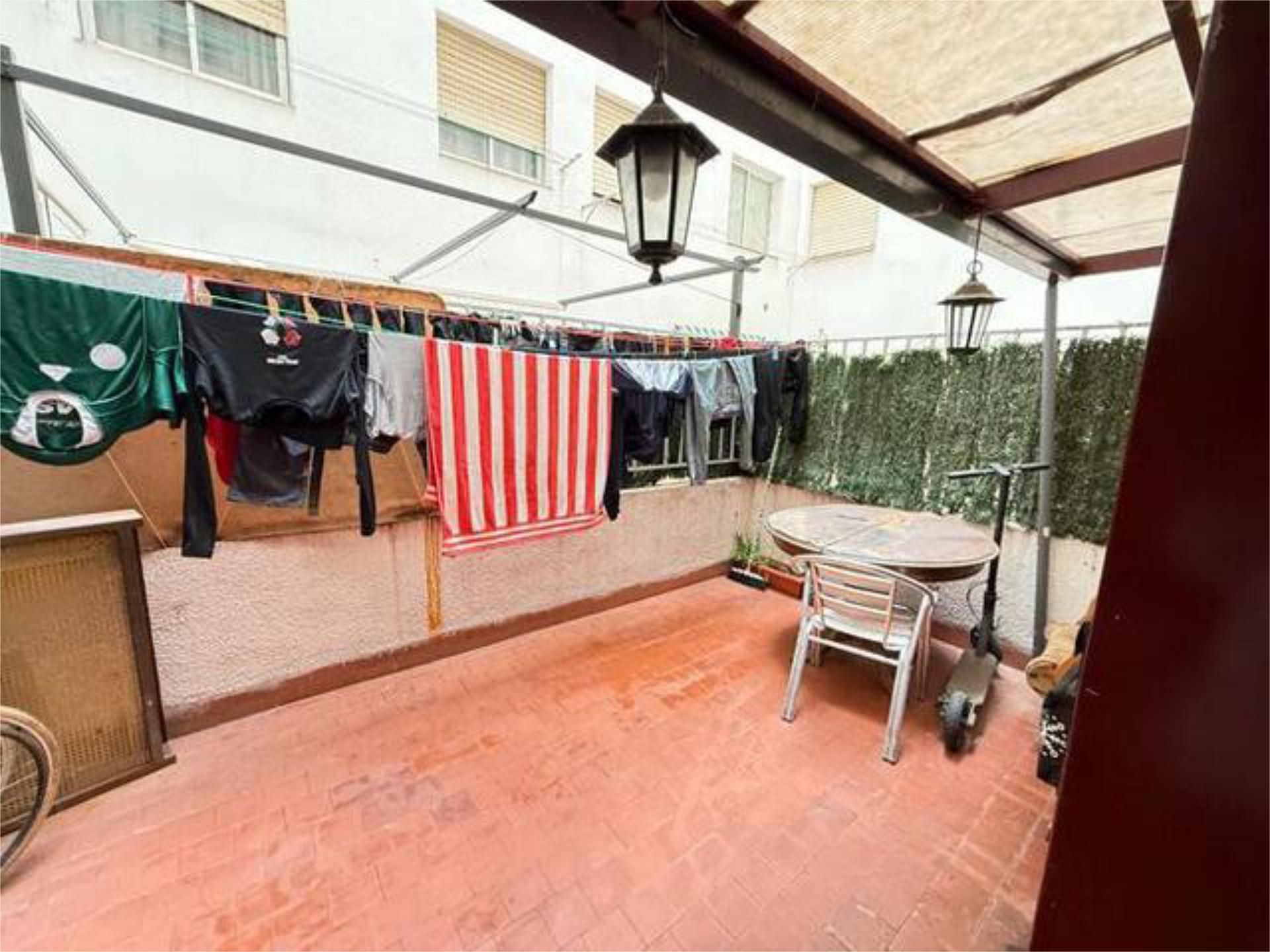 Terrace of Flat for sale in  Zaragoza Capital  with Heating, Private garden and Terrace