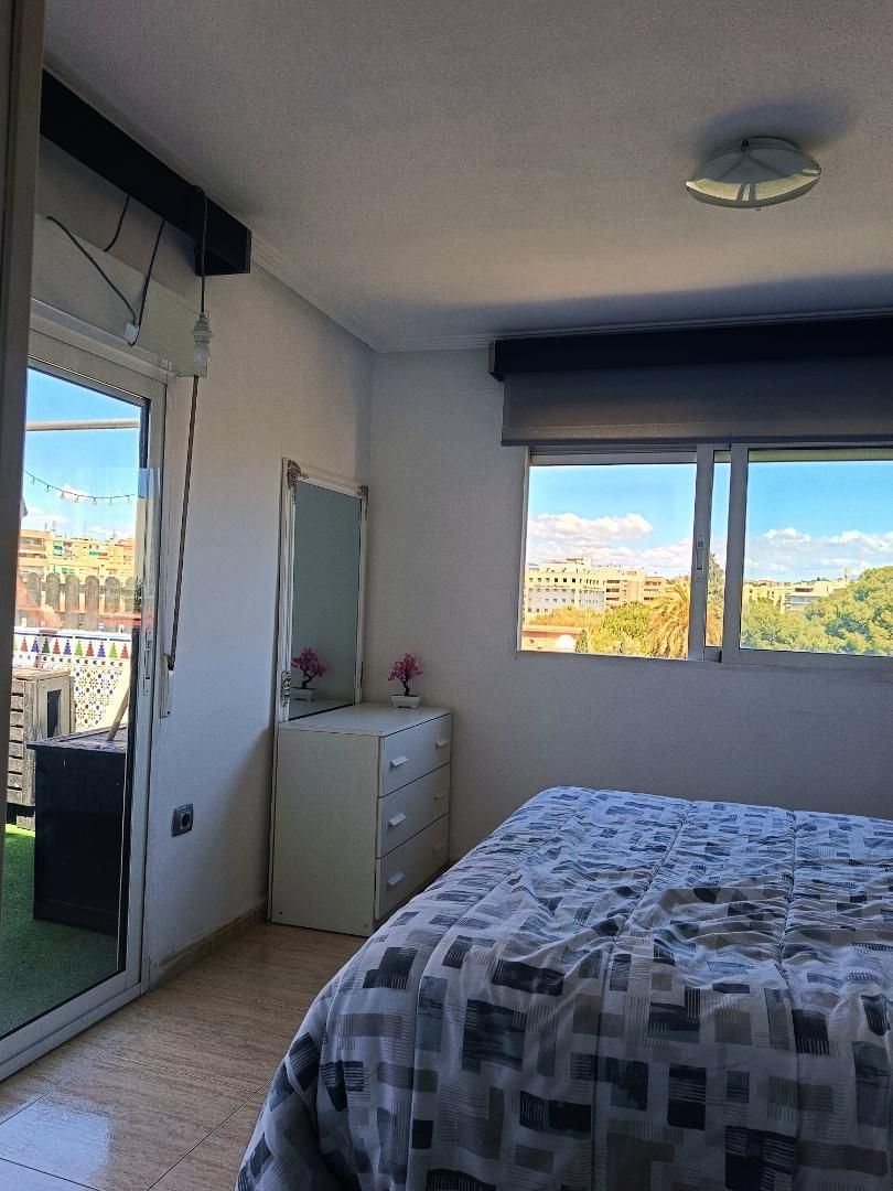 Bedroom of Flat to rent in Alicante / Alacant  with Air Conditioner, Terrace and Furnished