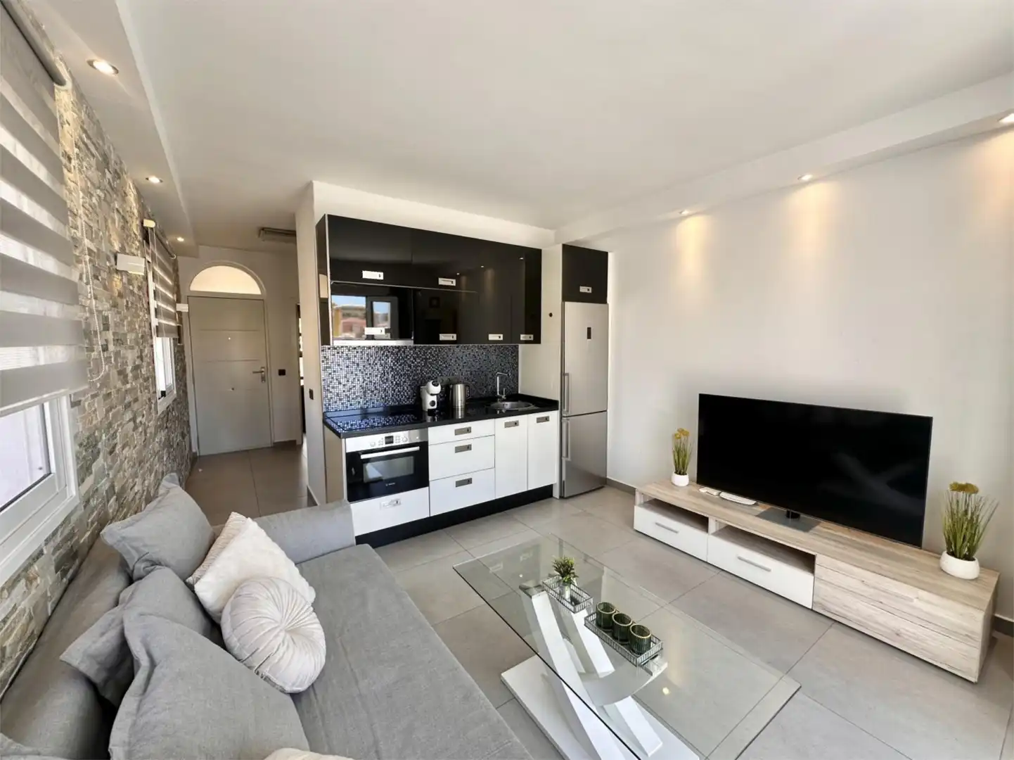 Wohnungen zum Verkauf in Calle Antonio Navarro, 5, Torviscas Bajo Wohnzimmer von Wohnungen zum Verkauf in Adeje mit Klimaanlage, Terrasse und Schwimmbad