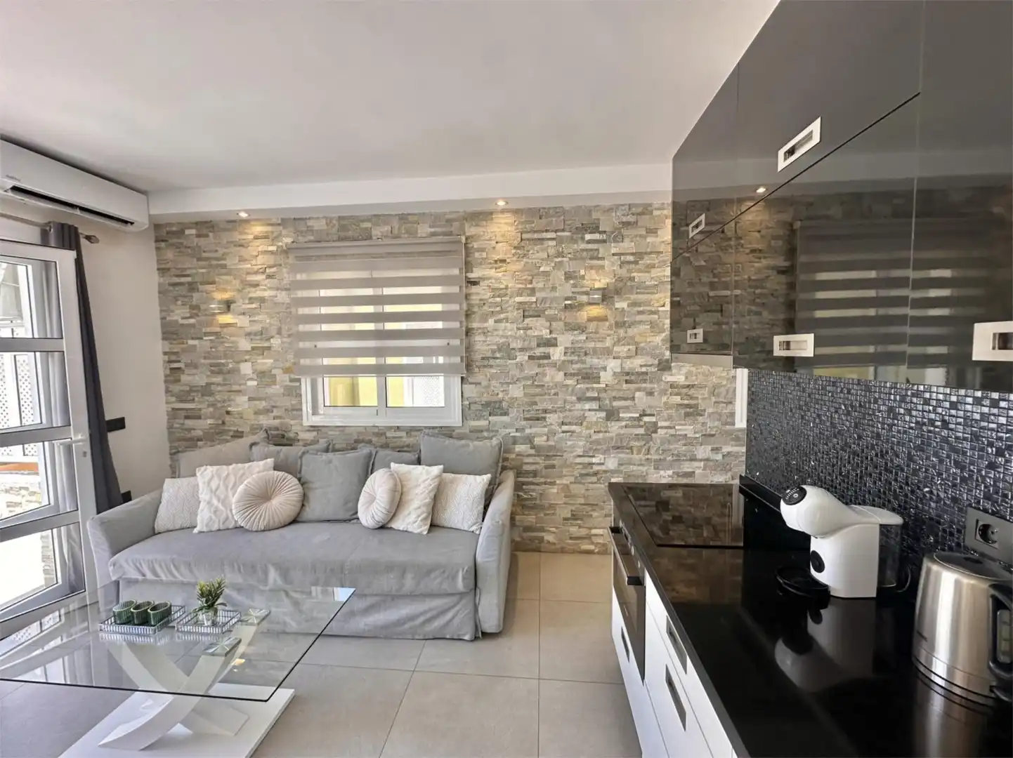 Wohnungen zum Verkauf in Calle Antonio Navarro, 5, Torviscas Bajo Wohnzimmer von Wohnungen zum Verkauf in Adeje mit Klimaanlage, Terrasse und Schwimmbad