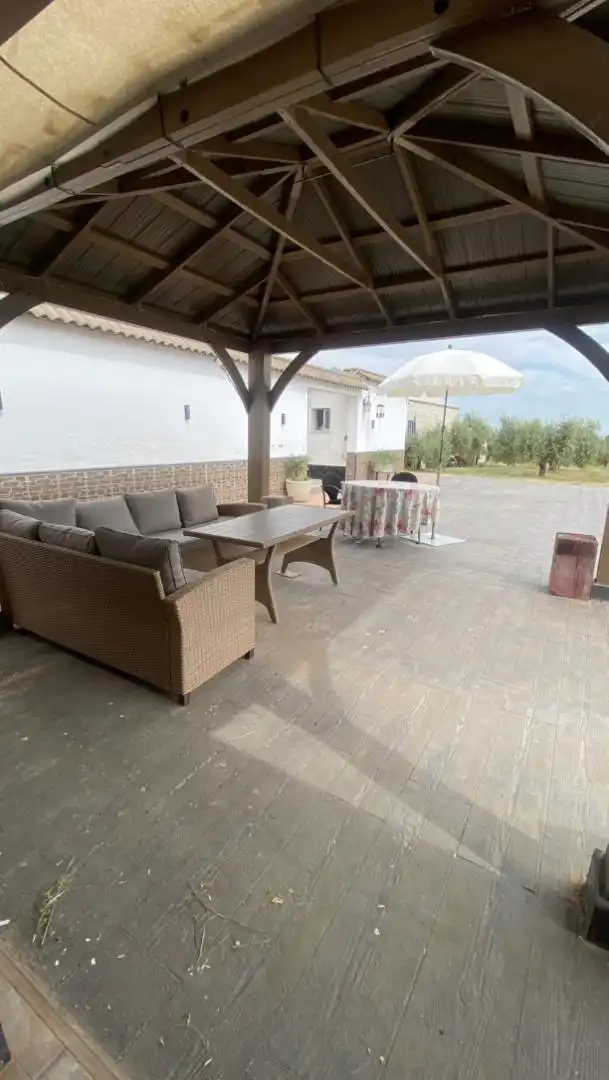 Terraza de Casa o chalet en venta en La Carlota con Aire acondicionado y Piscina