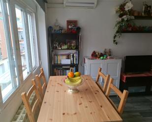 Dining room of Flat for sale in  Madrid Capital  with Air Conditioner, Heating and Terrace