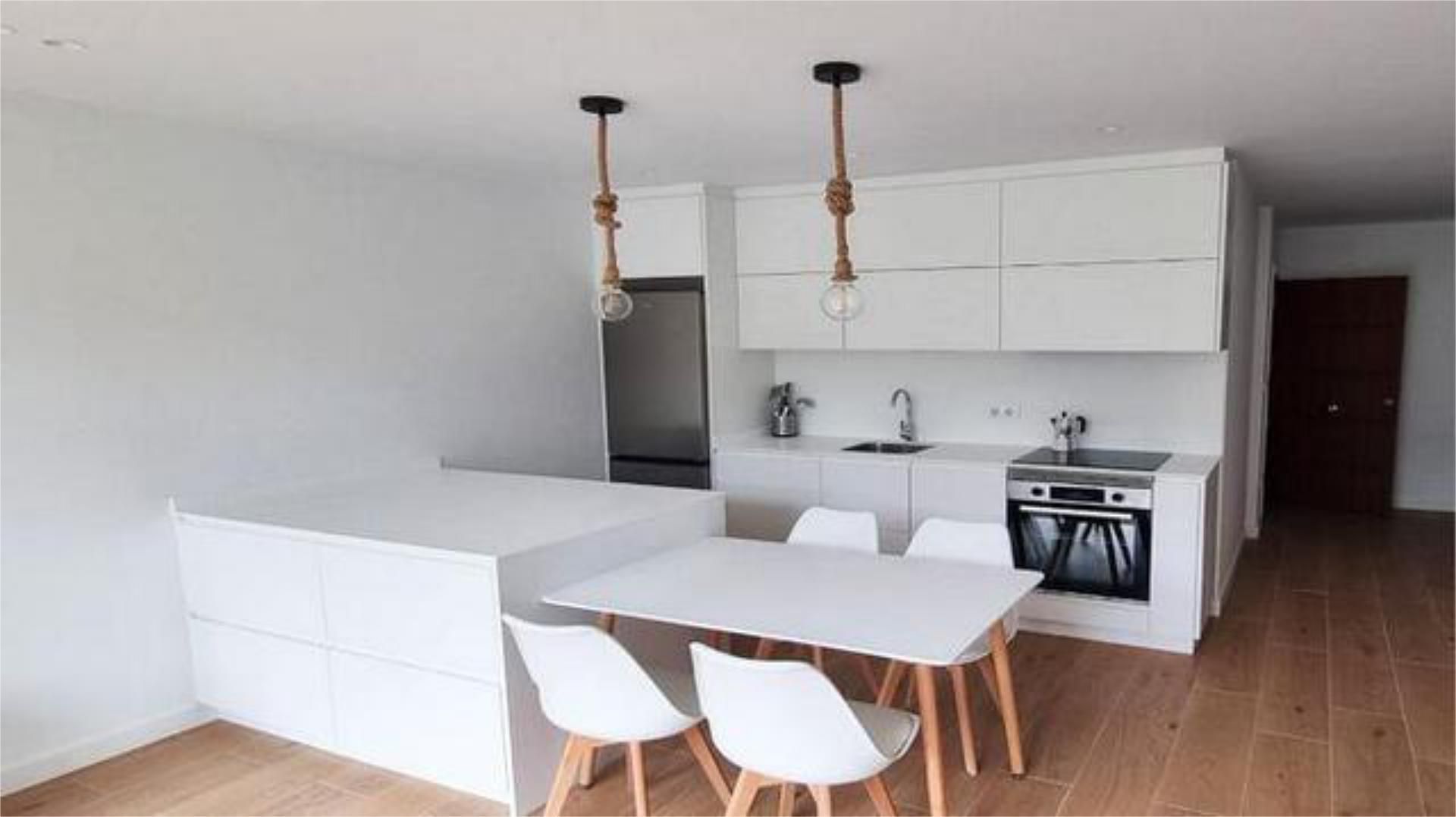 Kitchen of Apartment to rent in Cee  with Furnished