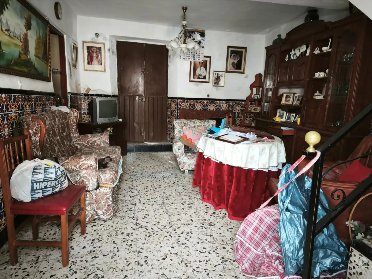 Casa adosada en venta en HA-3127, 78, Zufre Sala de estar de Casa adosada en venta en Zufre con Jardín privado, Terraza y Trastero
