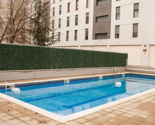 Swimming pool of Flat for sale in  Logroño  with Heating, Private garden and Parquet flooring