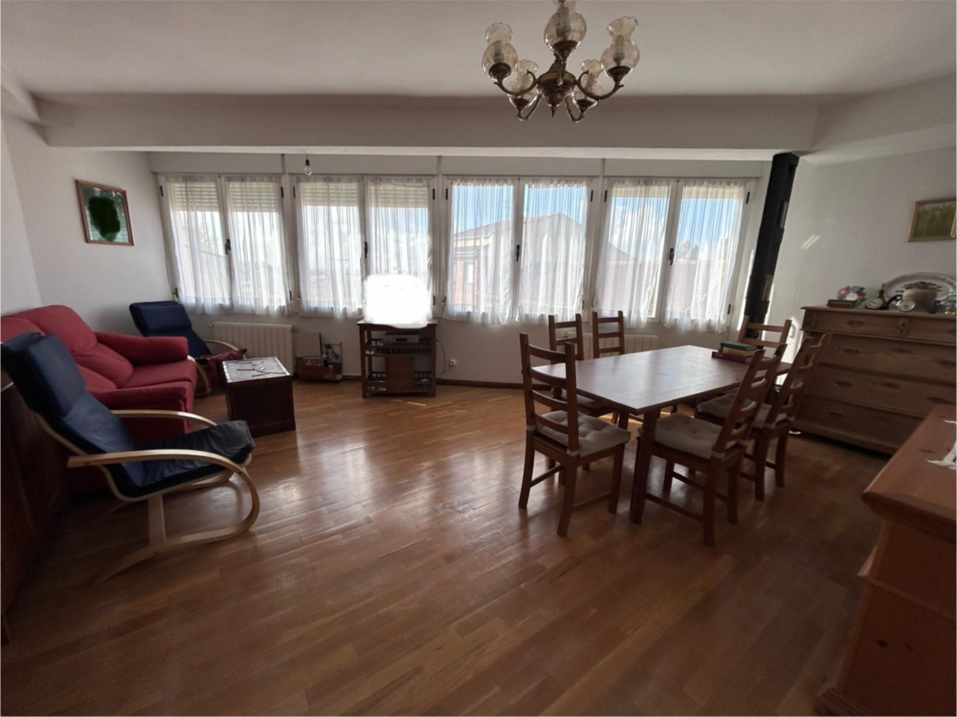 Living room of Flat for sale in Cantalejo  with Heating, Parquet flooring and Terrace