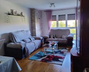 Sala d'estar de Pis per a compartir en León Capital  amb Calefacció, Jardí privat i Parquet