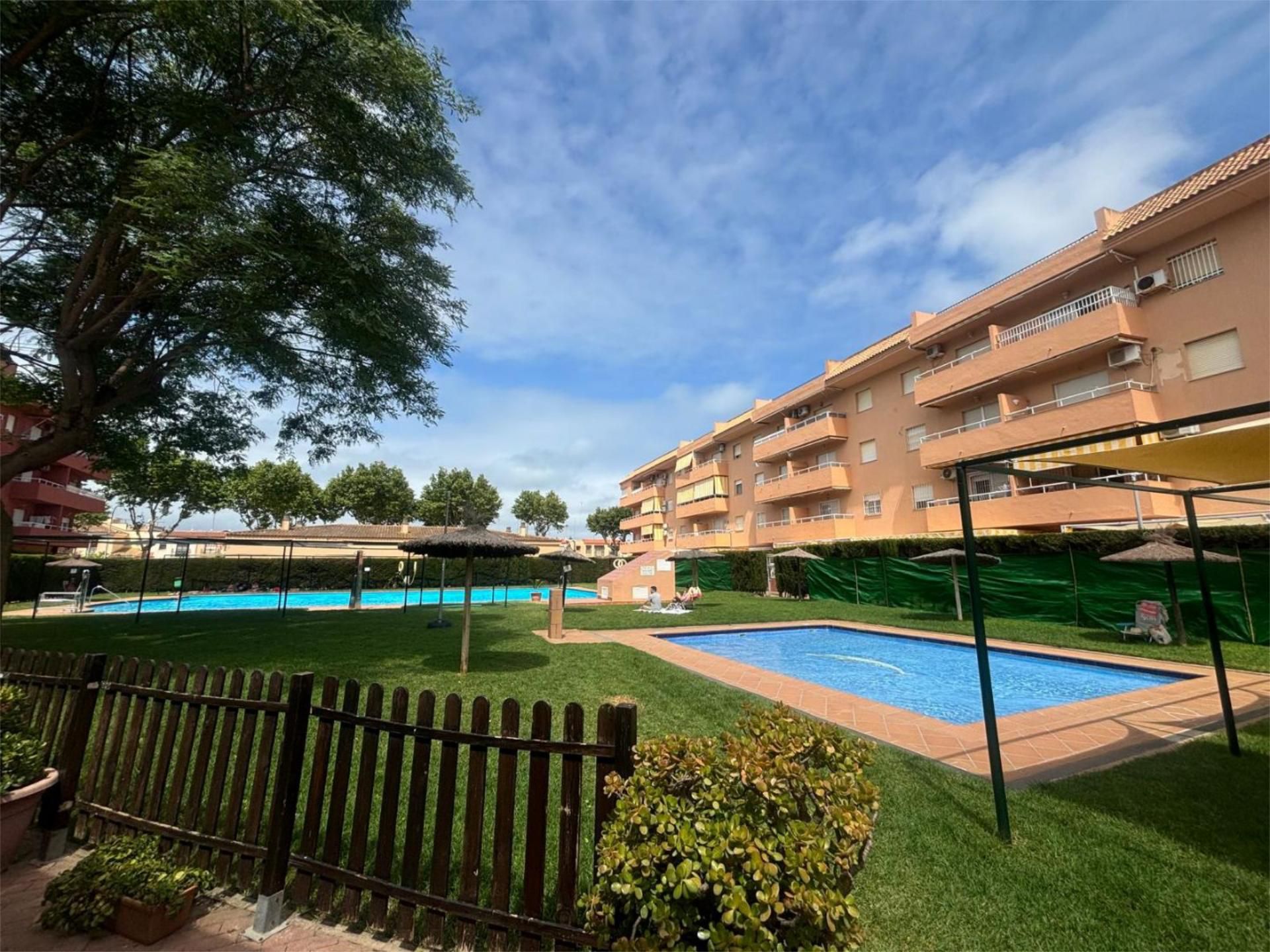 Exterior view of Flat to rent in Chipiona  with Private garden, Terrace and Swimming Pool
