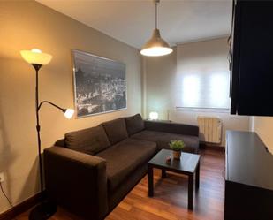 Living room of Flat for sale in Avilés  with Heating, Terrace and Furnished