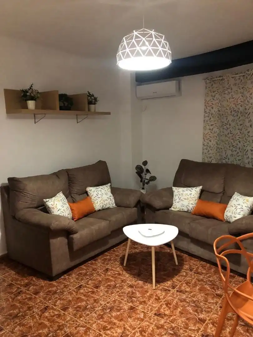 Sala d'estar de Pis de lloguer en Jaén amb Aire condicionat, Calefacció i Moblat