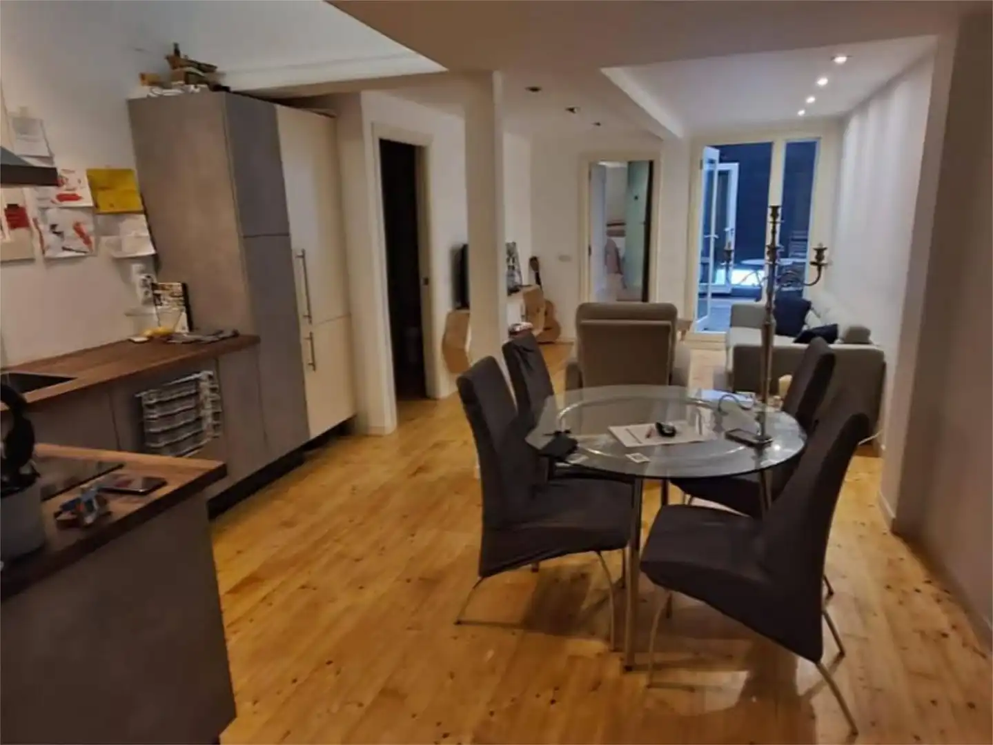 Habitació a Carrer de la Blanqueria, 11, Sant Pere, Sta. Caterina i la Ribera Menjador de Apartament per a compartir en Barcelona amb Aire condicionat, Calefacció i Moblat