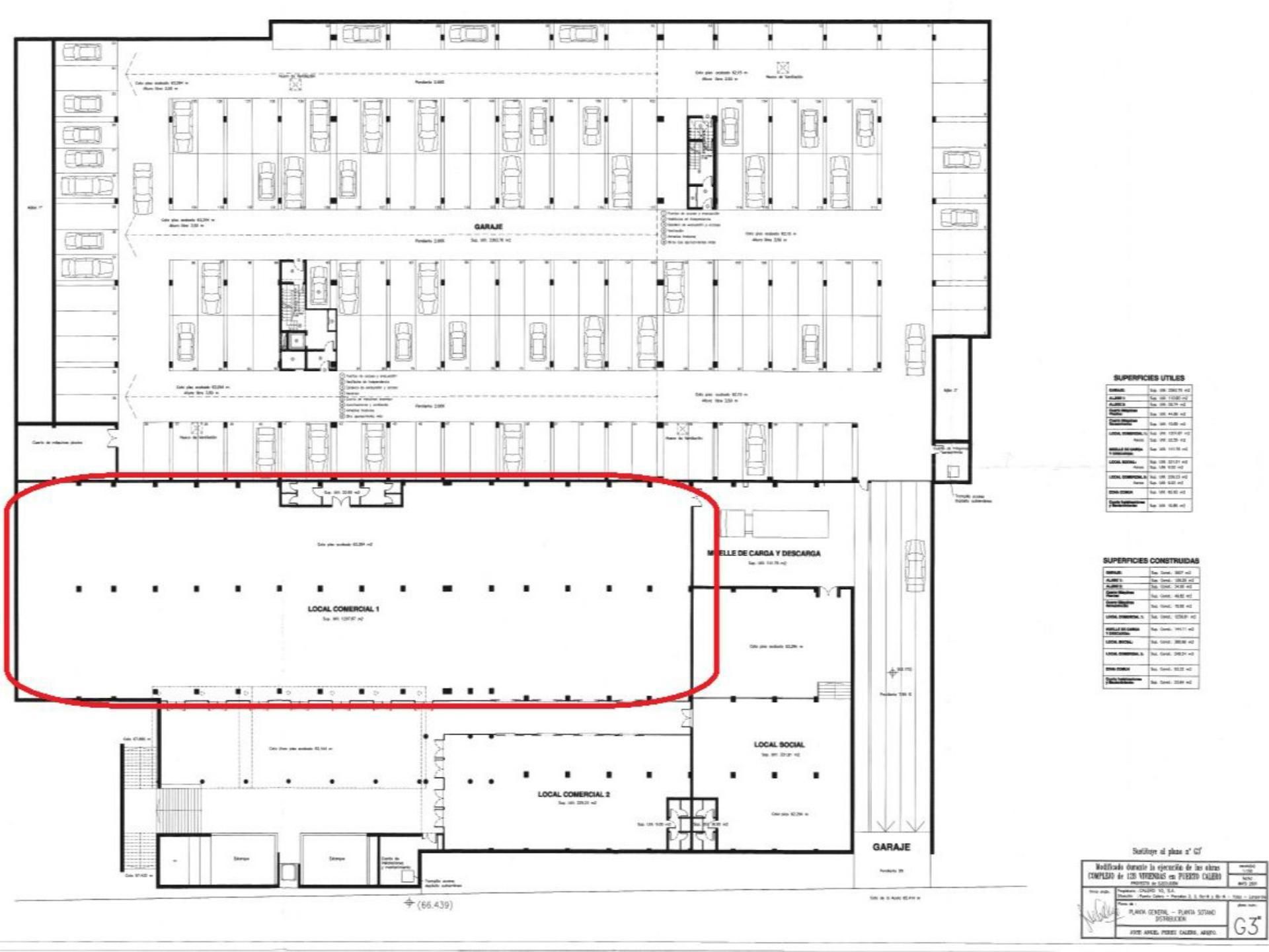Parking de Local en venta en Yaiza