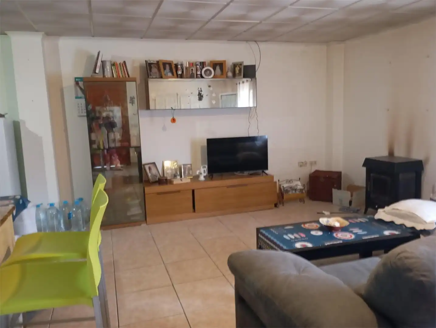 Sala d'estar de Casa o xalet en venda en Albocàsser amb Calefacció, Jardí privat i Terrassa