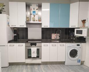 Kitchen of Flat for sale in Arteixo  with Heating, Terrace and Furnished