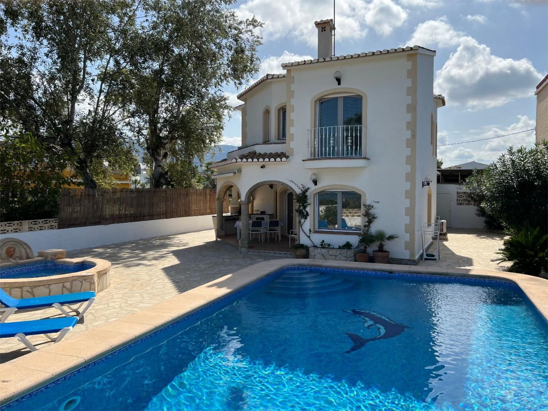 Exterior view of House or chalet for sale in Dénia  with Air Conditioner, Terrace and Swimming Pool