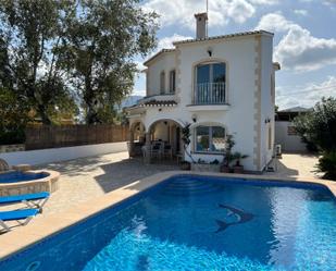 Exterior view of Flat for sale in Dénia  with Air Conditioner, Terrace and Swimming Pool