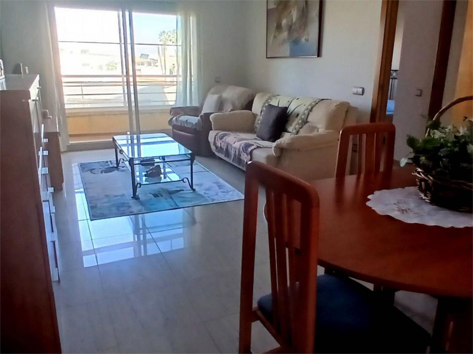 Living room of Flat for sale in Sant Jaume d'Enveja  with Air Conditioner, Terrace and Balcony