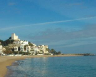 Exterior view of Flat to rent in Sant Pol de Mar  with Air Conditioner, Heating and Private garden
