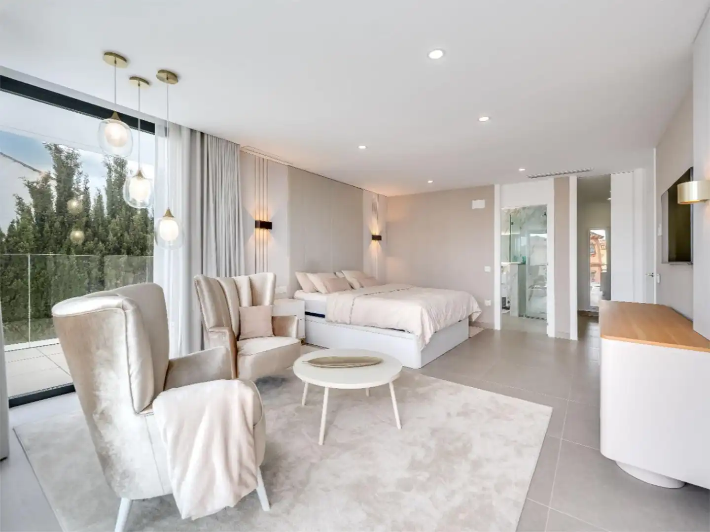 Casa o xalet en venda a Urbanización Montecarlo, 10, Nueva Alcántara Dormitori de Casa o xalet en venda en Marbella amb Aire condicionat, Terrassa i Piscina
