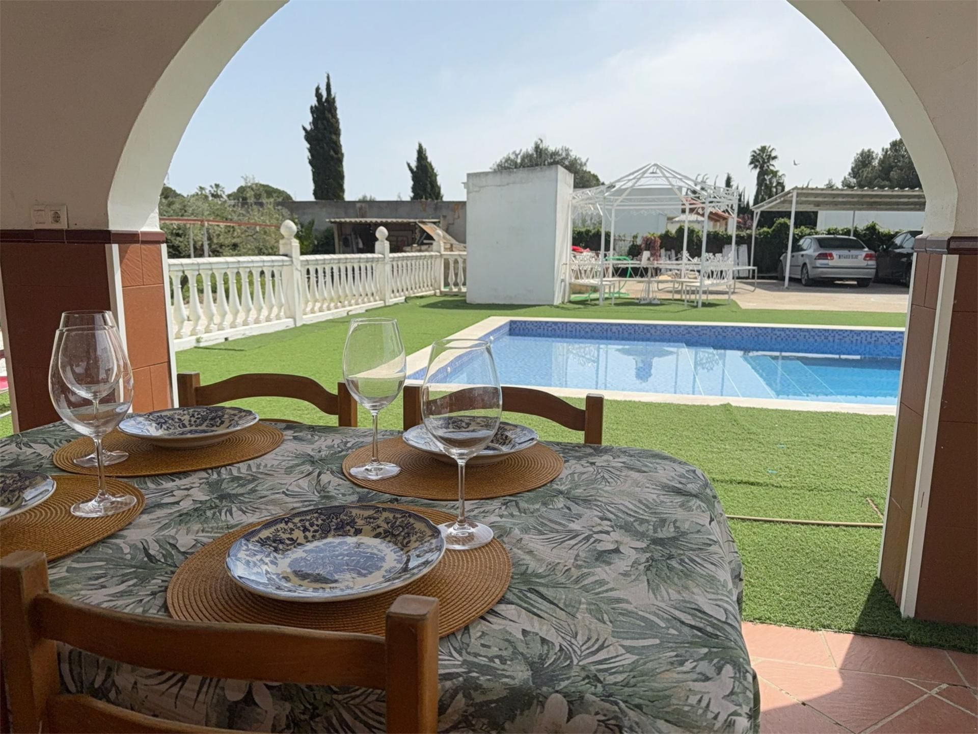 Jardí de Casa o xalet de lloguer en Utrera amb Aire condicionat, Jardí privat i Terrassa