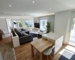 Living room of Flat for sale in Ourense Capital   with Heating, Parquet flooring and Terrace