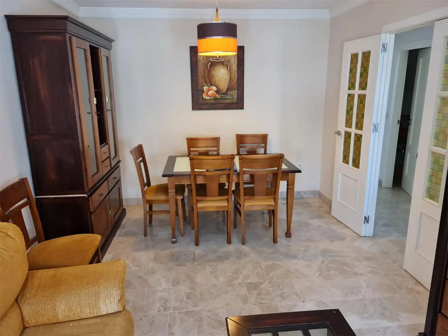 Houses for rent in Calle Patio de Monjas, 8, Vejer Dining room of Houses for rent in Vejer de la Frontera with Private garden, Parquet flooring and Furnished