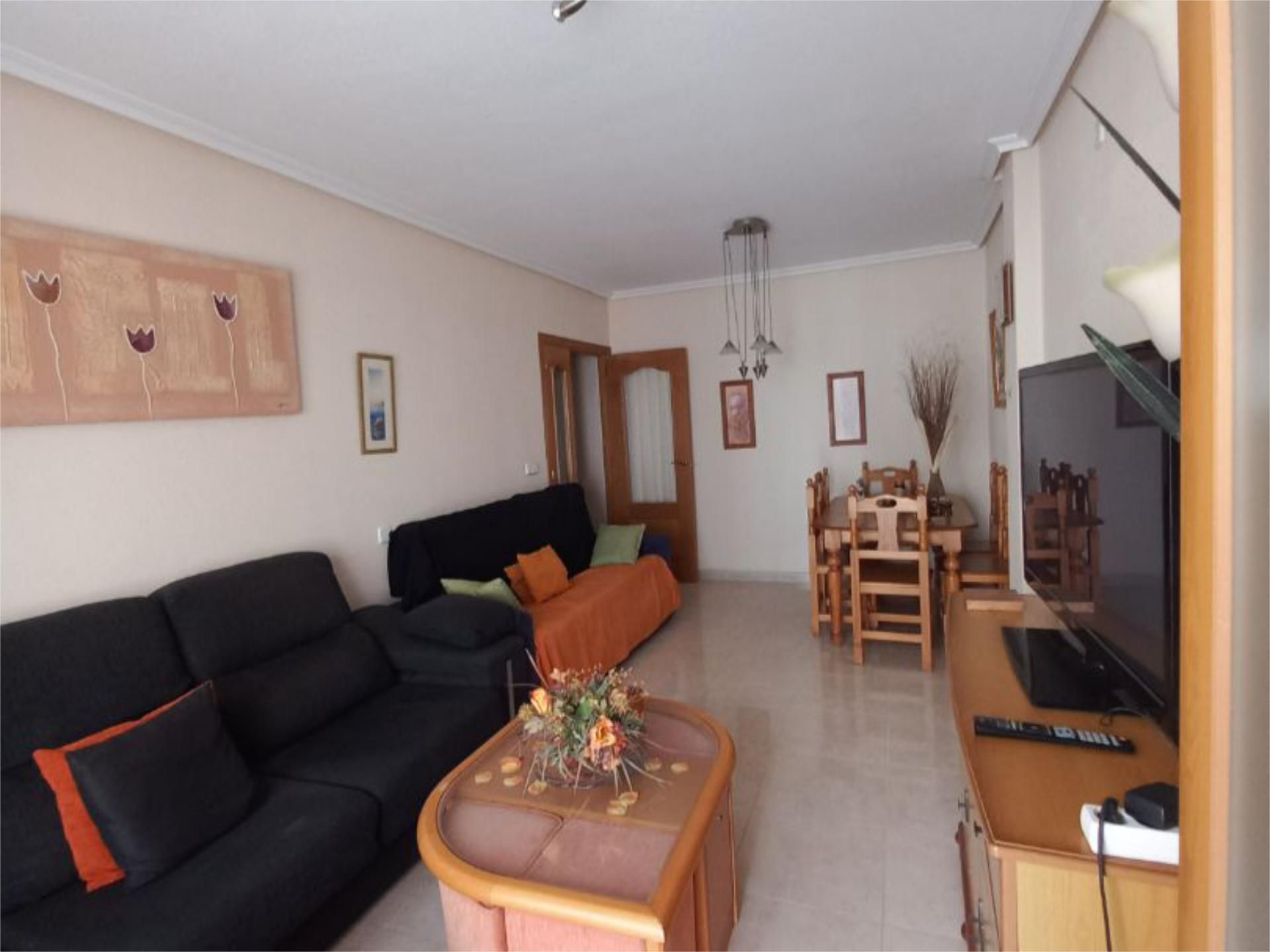 Sala d'estar de Pis en venda en Pilar de la Horadada amb Aire condicionat i Balcó