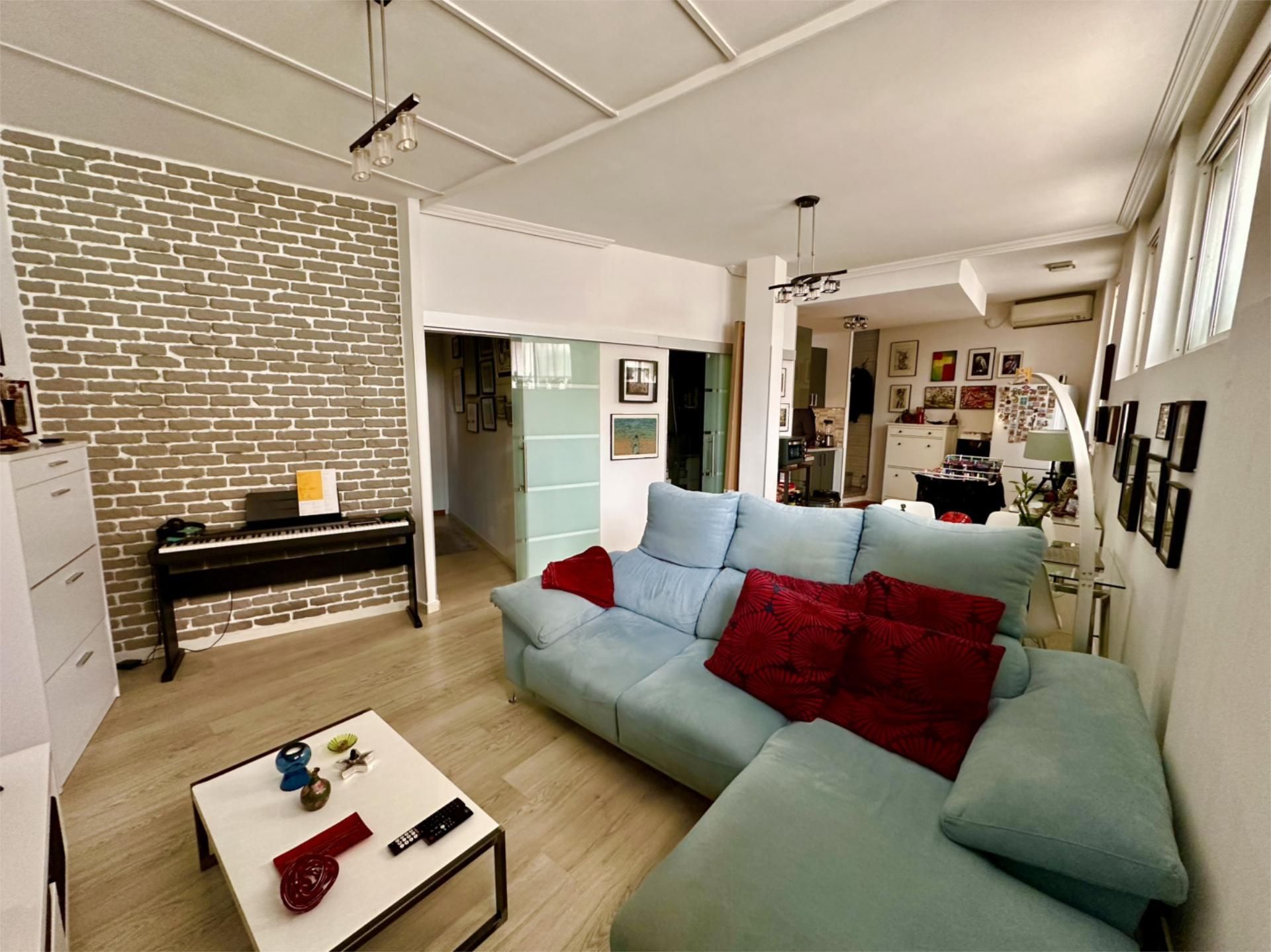 Living room of Flat for sale in  Madrid Capital  with Air Conditioner
