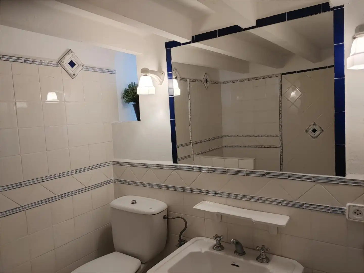 Badezimmer von Wohnung zur Miete in  Palma de Mallorca mit Terrasse, Möbliert und Waschmaschine