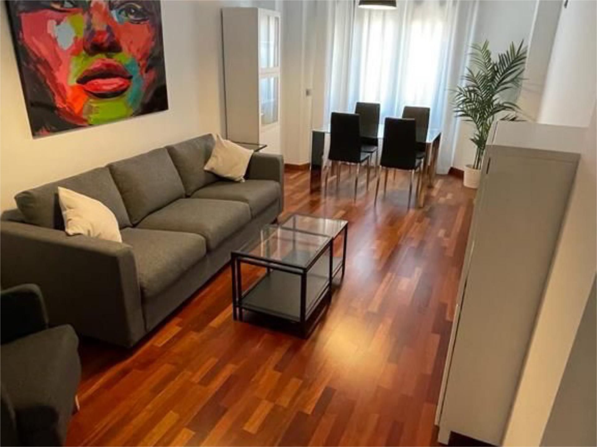 Sala d'estar de Pis de lloguer en  Albacete Capital amb Aire condicionat, Calefacció i Parquet