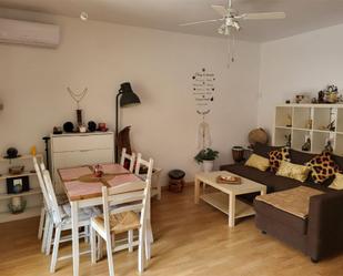 Living room of Flat to share in  Barcelona Capital  with Air Conditioner, Parquet flooring and Terrace