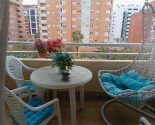 Balcony of Flat to rent in Castellón de la Plana / Castelló de la Plana  with Heating, Terrace and Furnished