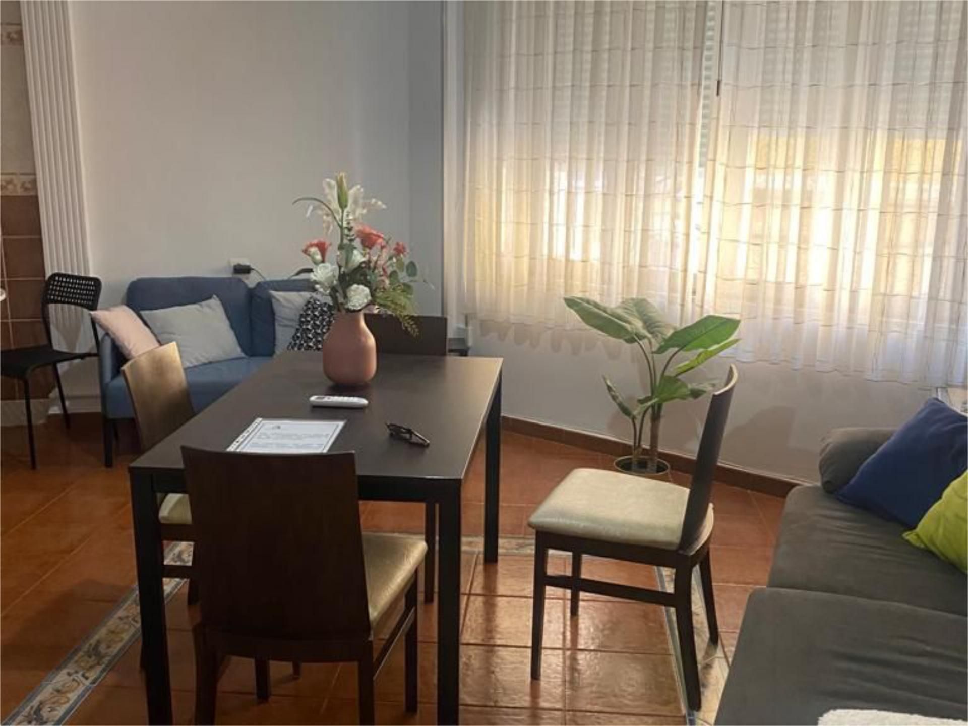Menjador de Pis en venda en  Almería Capital amb Aire condicionat, Calefacció i Jardí privat