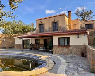 Vista exterior de Casa o xalet en venda en Pechina amb Aire condicionat, Terrassa i Piscina