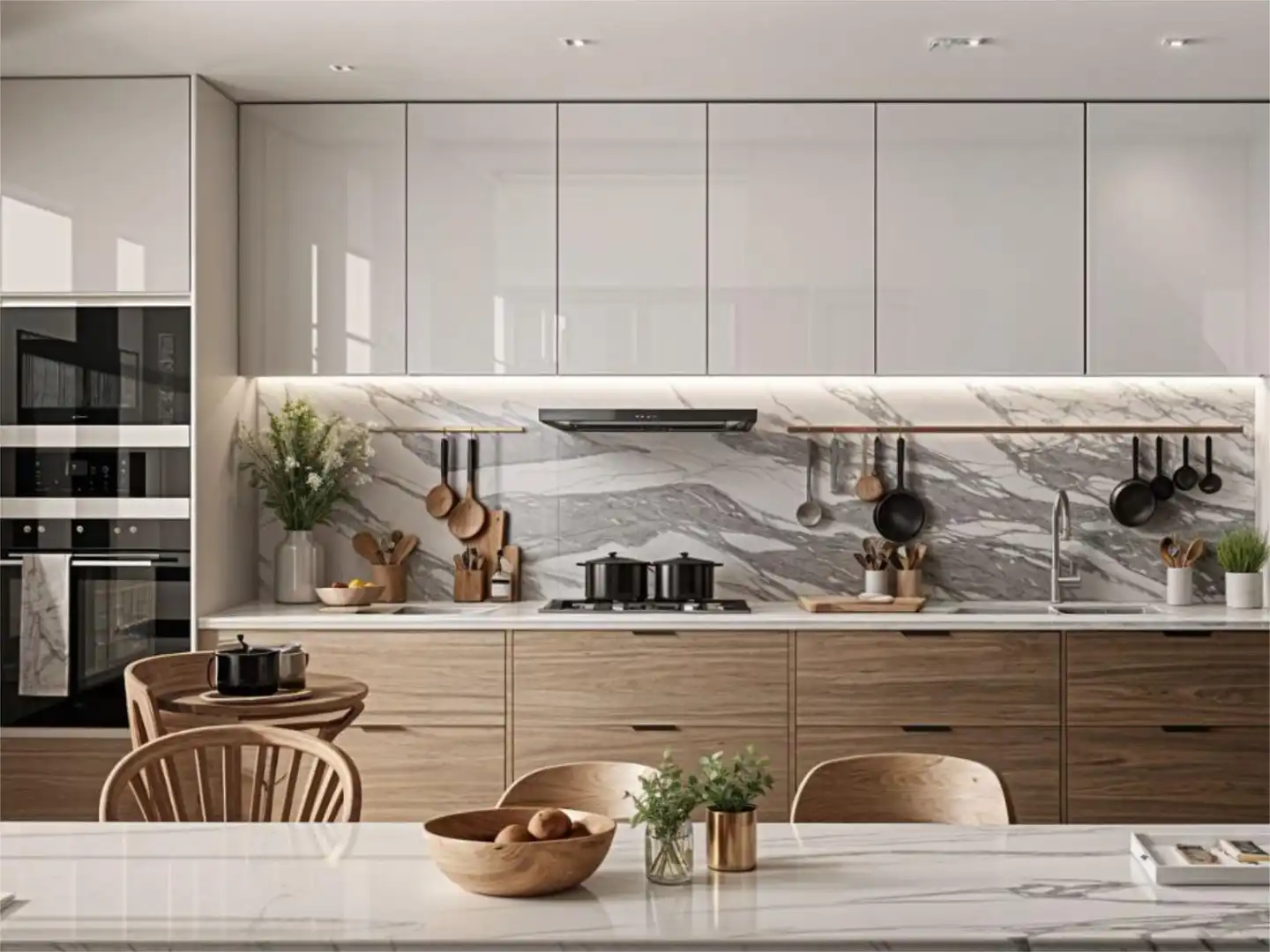 Kitchen of Flat for sale in Ibi  with Heating, Private garden and Parquet flooring