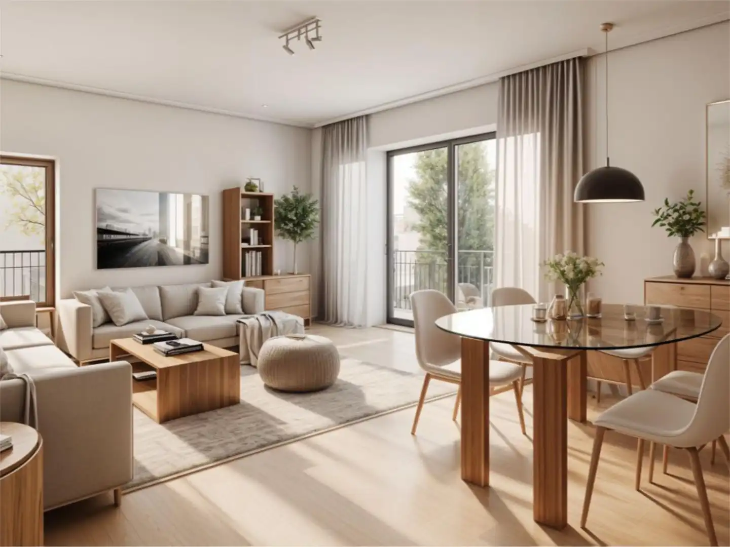 Living room of Flat for sale in Ibi  with Heating, Private garden and Parquet flooring