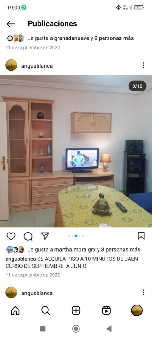 Living room of Flat to rent in Mengíbar  with Furnished